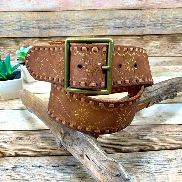 Street Works Genuine Leather Belt Size Large - Picture 2 of 10